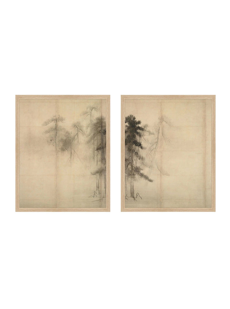 Pine Trees Duo Art Bundle