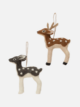 Felt Deer Ornaments
