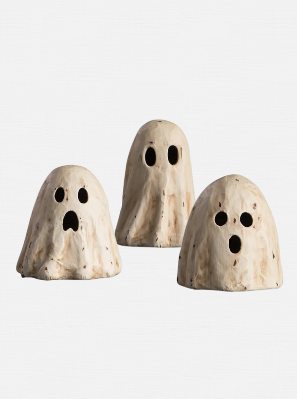 Paper Mache Ghosts