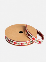 Red Floral Ribbon
