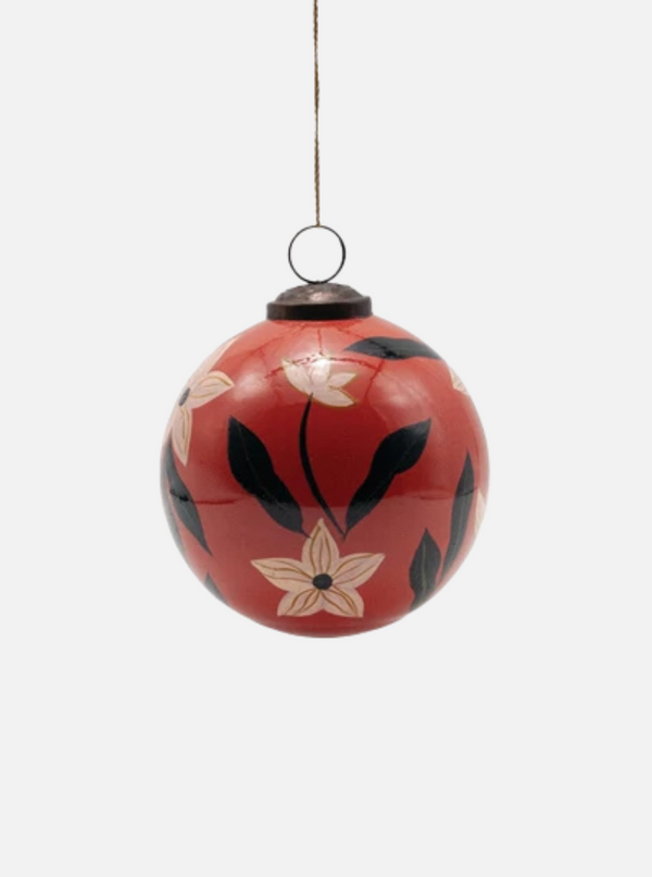 Second picture of Red Floral Ornament