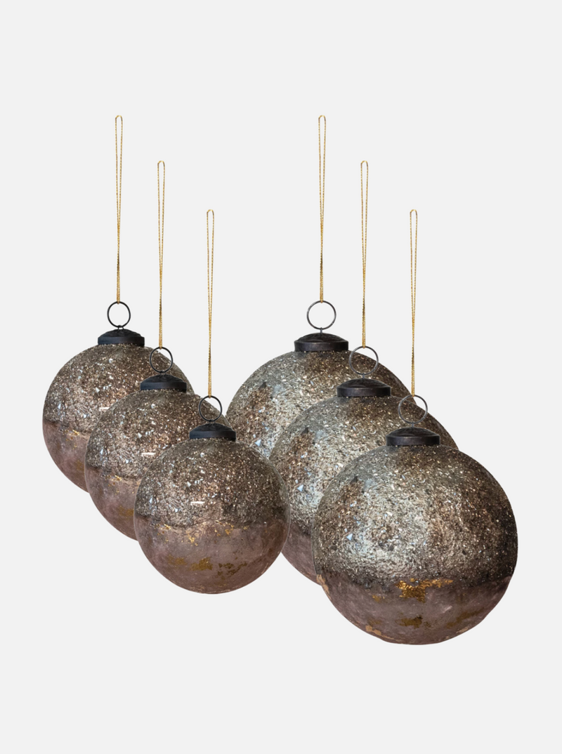 Textured Blush Ornament