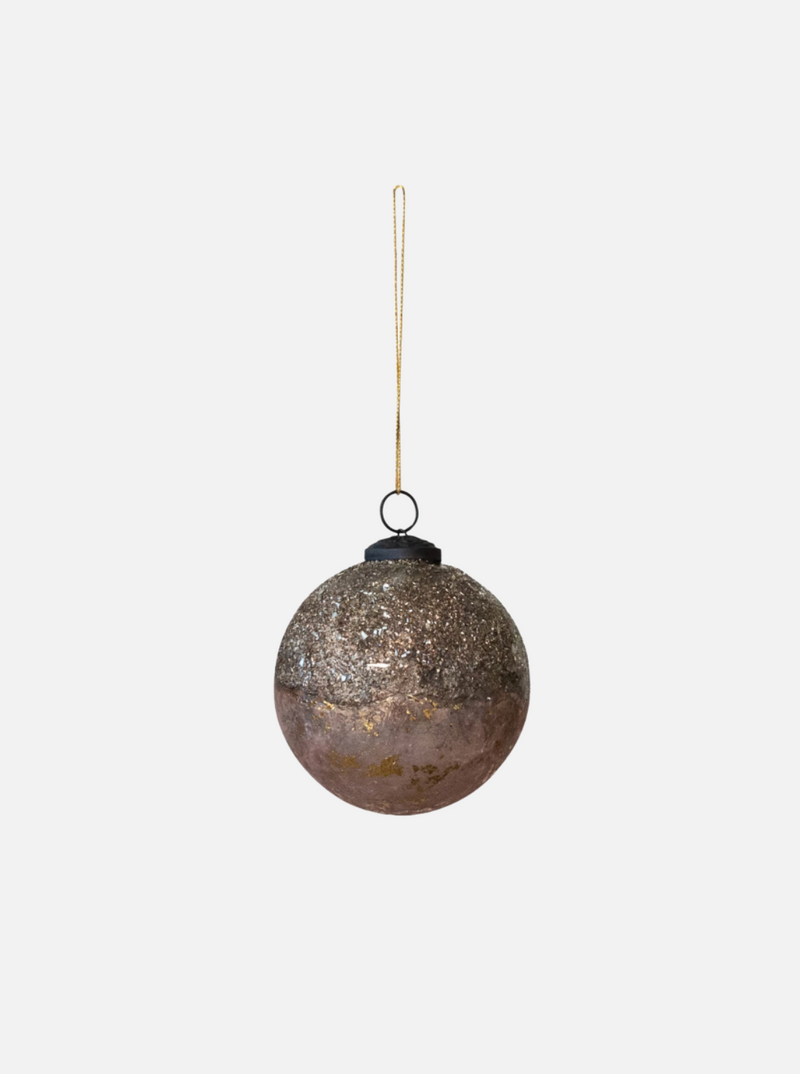Textured Blush Ornament