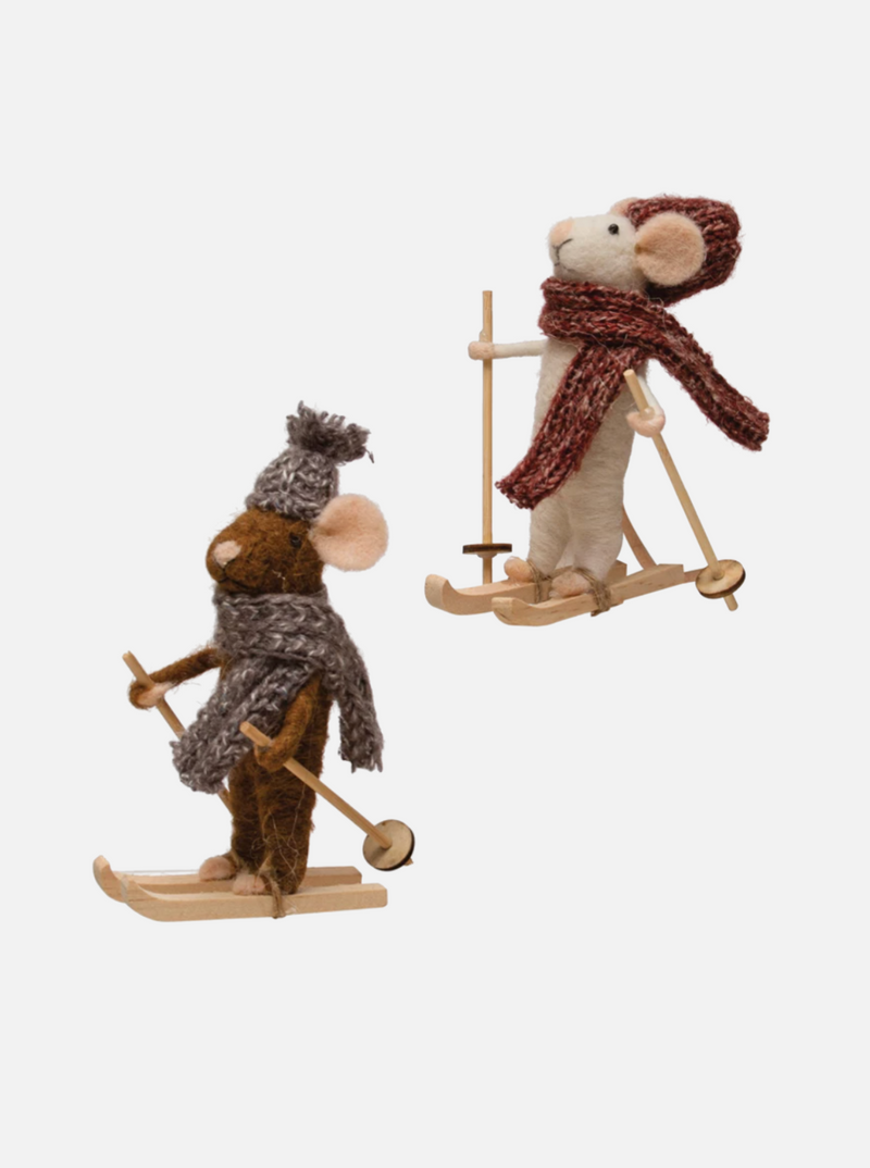 Felt Mouse Ornaments