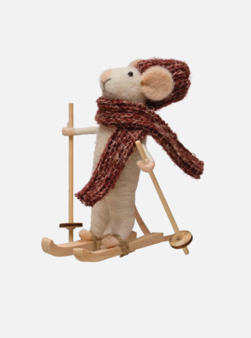 Felt Mouse Ornaments
