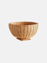 Charlie Rattan Footed Bowl