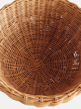 Charlie Rattan Footed Bowl