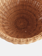 Charlie Rattan Footed Bowl