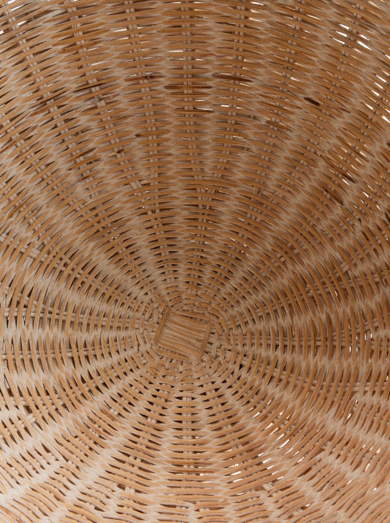 Charlie Rattan Footed Bowl