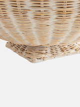 Charlie Rattan Footed Bowl