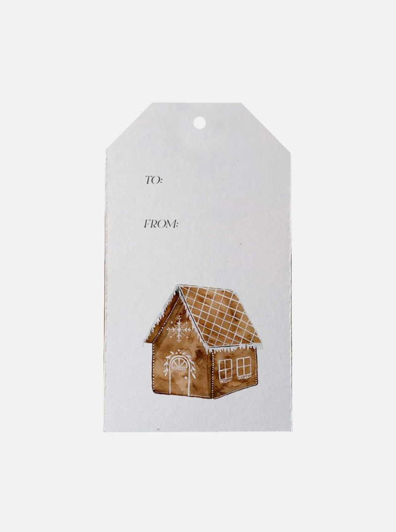 Gingerbread House Gift Tags | Set of 8