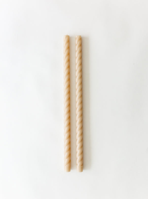 Spiral Taper Candles | Set of 2