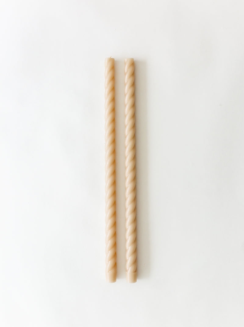 Spiral Taper Candles | Set of 2