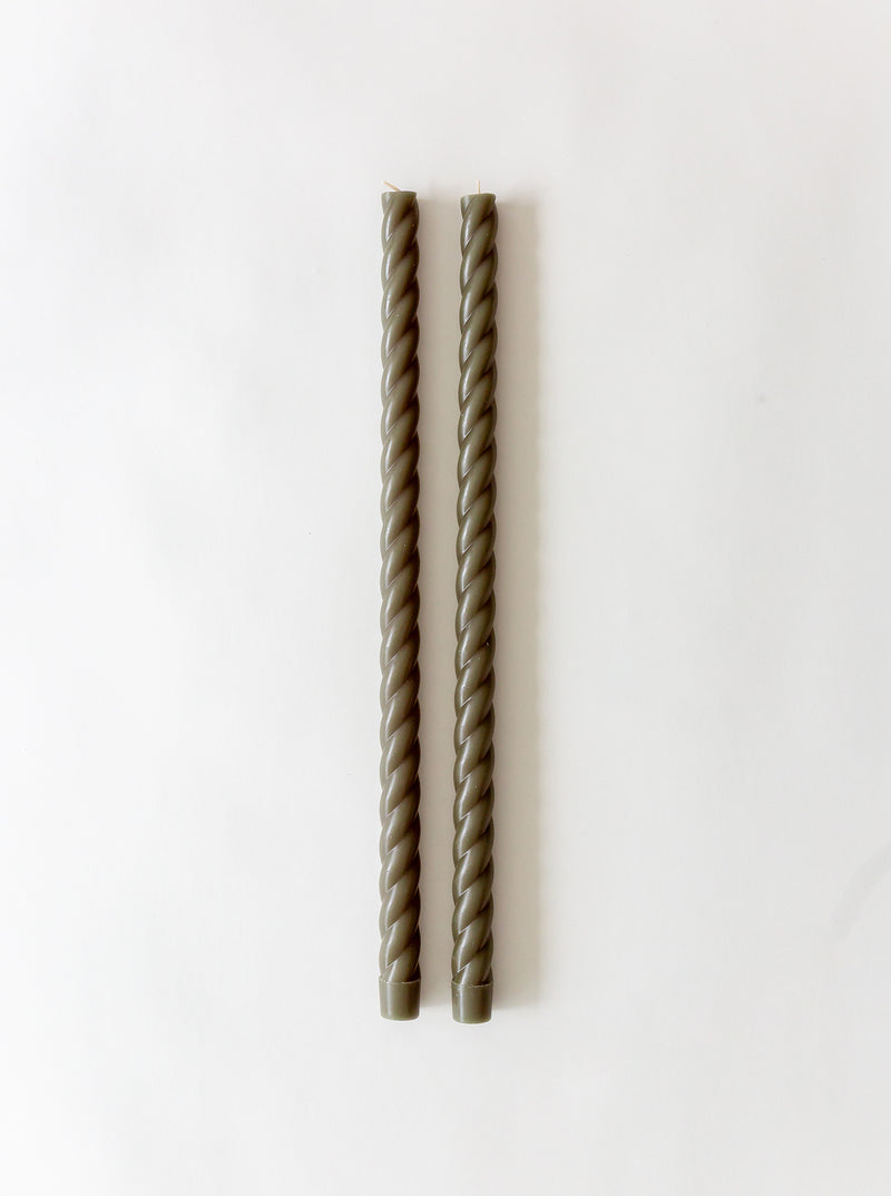 Spiral Taper Candles | Set of 2
