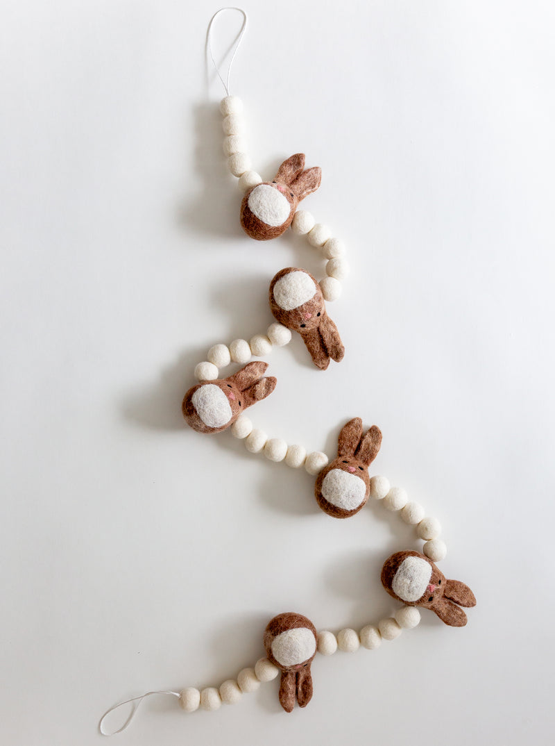 Felt Bunny Garland