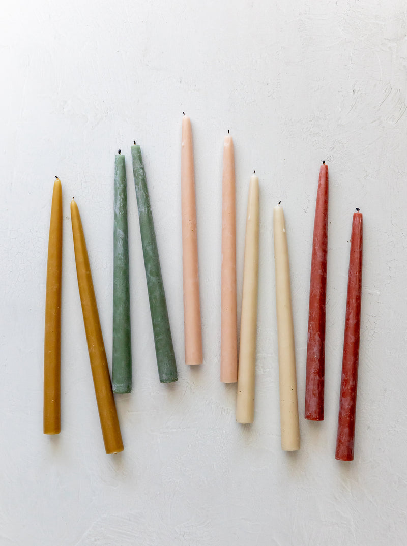 Hand-Dipped Taper Candles | Set of 2