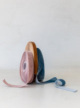 Antique Blue Velvet Ribbon