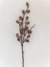 Faux Frosted Pinecone Stem