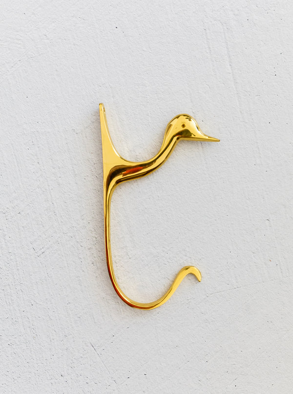 Brass Goose Hook
