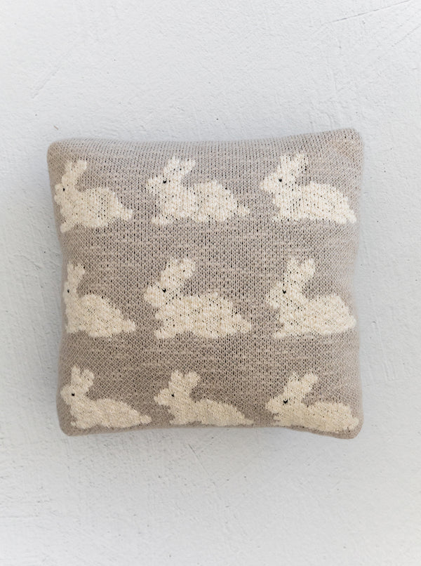 Knit Bunny Pillow
