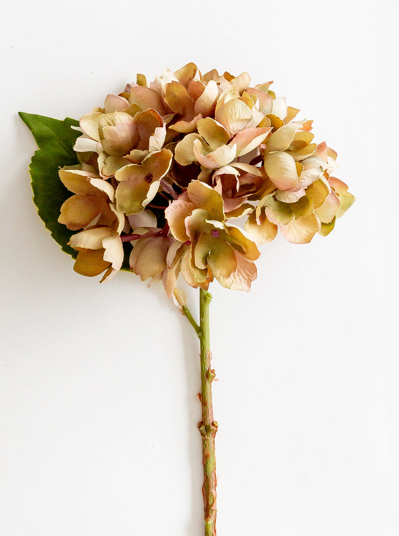 Faux Dusk Hydrangea Stem
