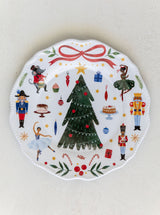 Melamine Nutcracker Plates, Set of 2