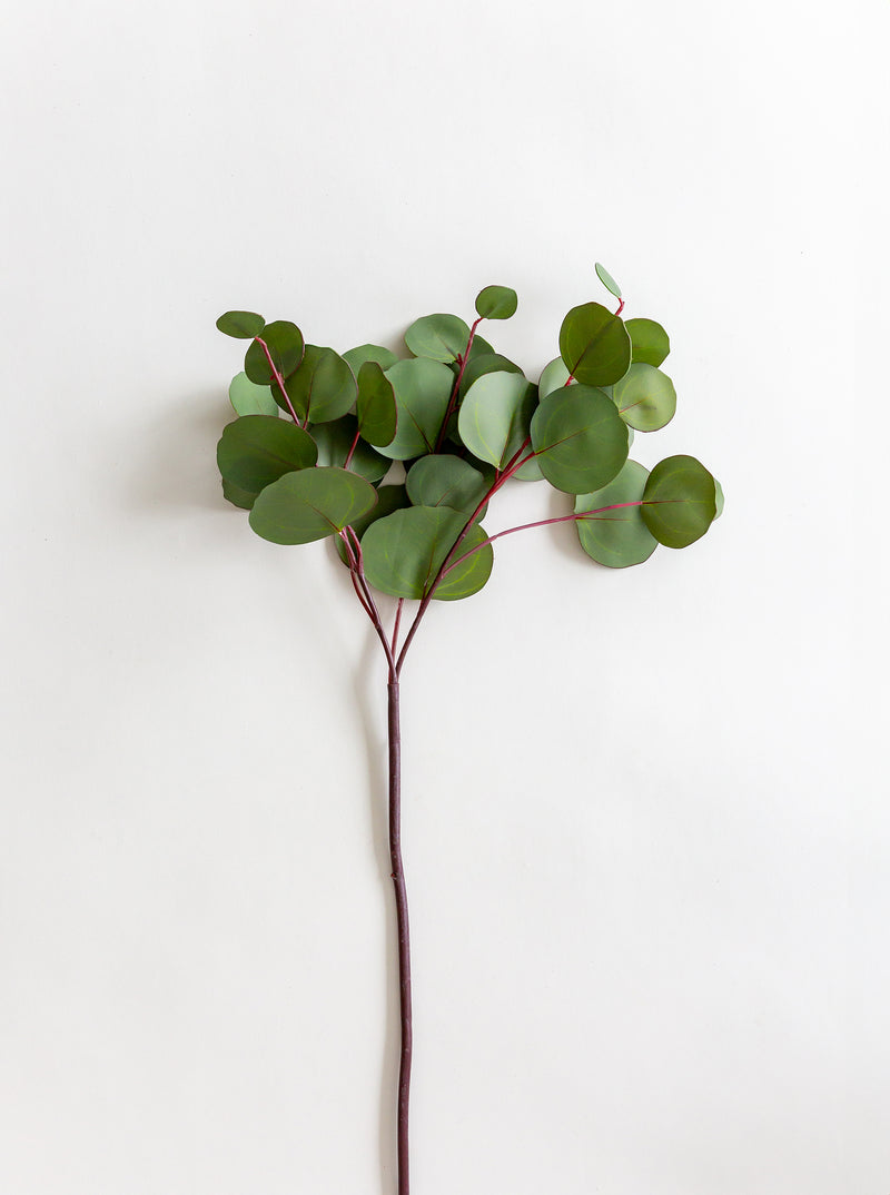 Faux Eucalyptus Leaf Stem