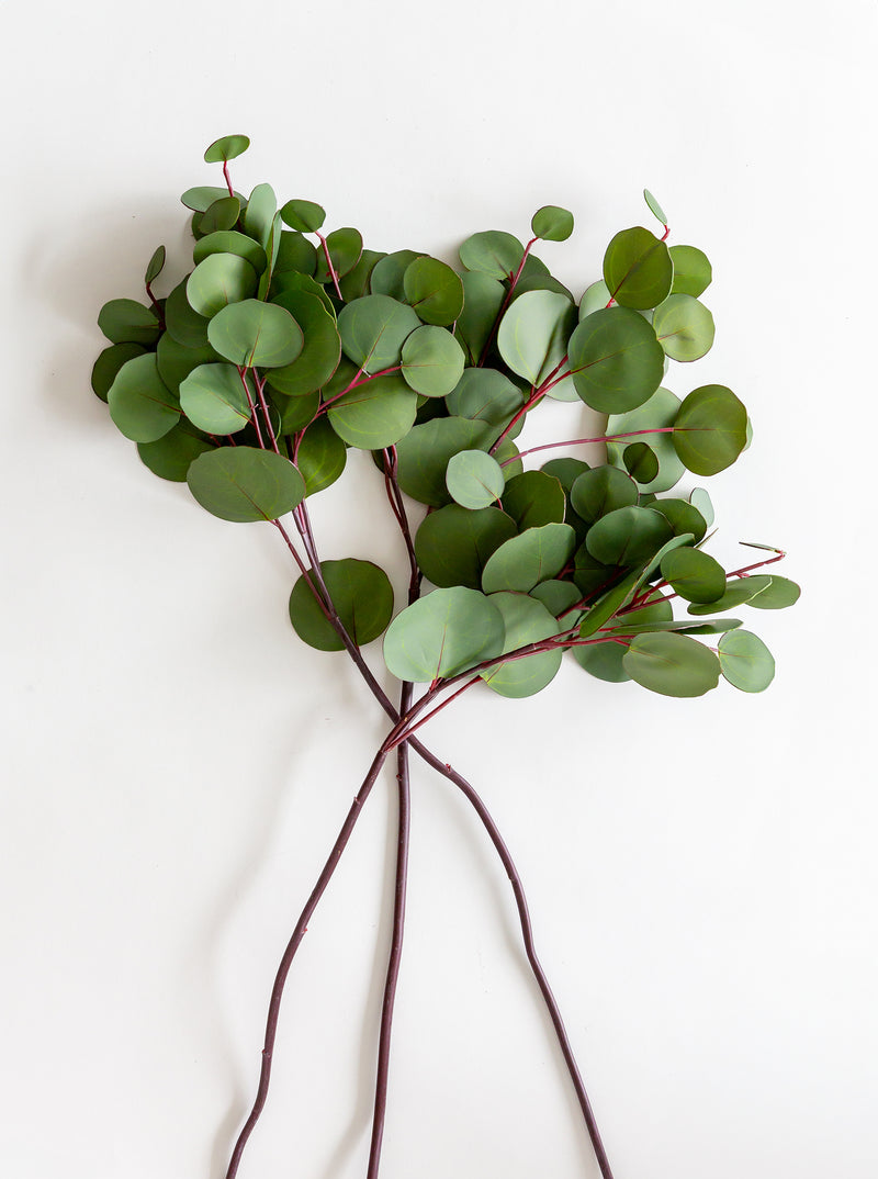 Faux Eucalyptus Leaf Stem