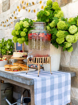 Blue Gingham Table Runner