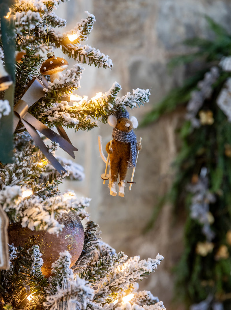 Felt Mouse Ornaments