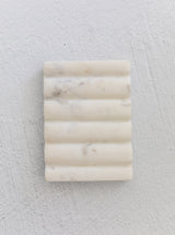 Scalloped Marble Soap Dish