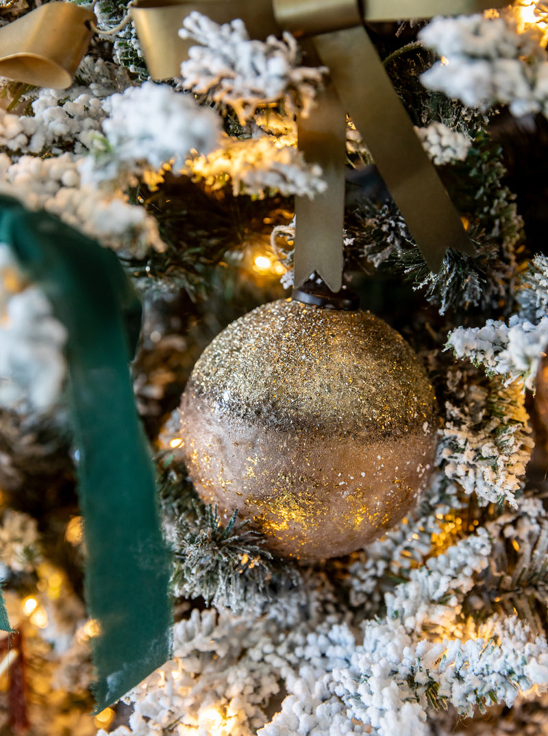 Textured Blush Ornament