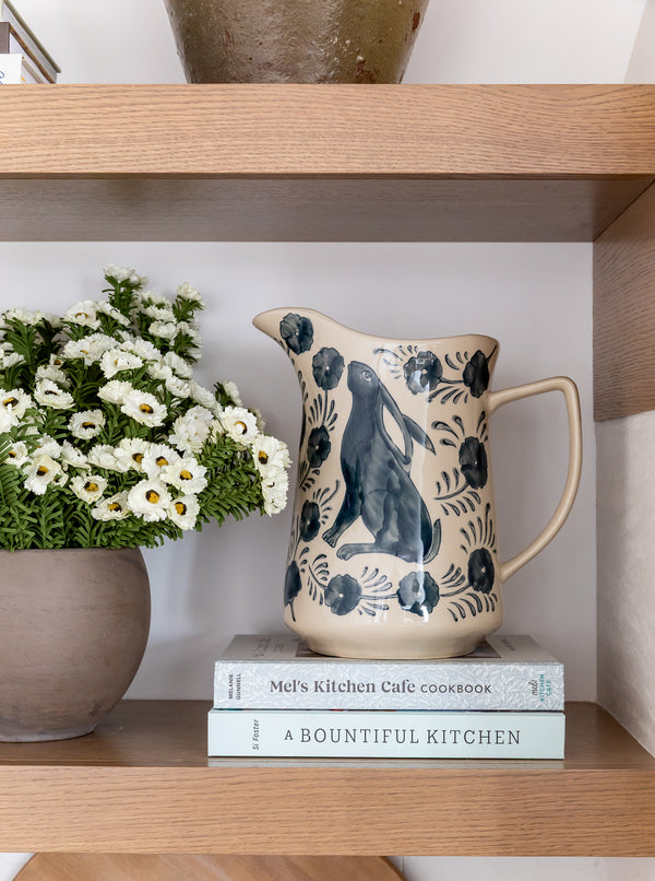 Floral Bunny Pitcher