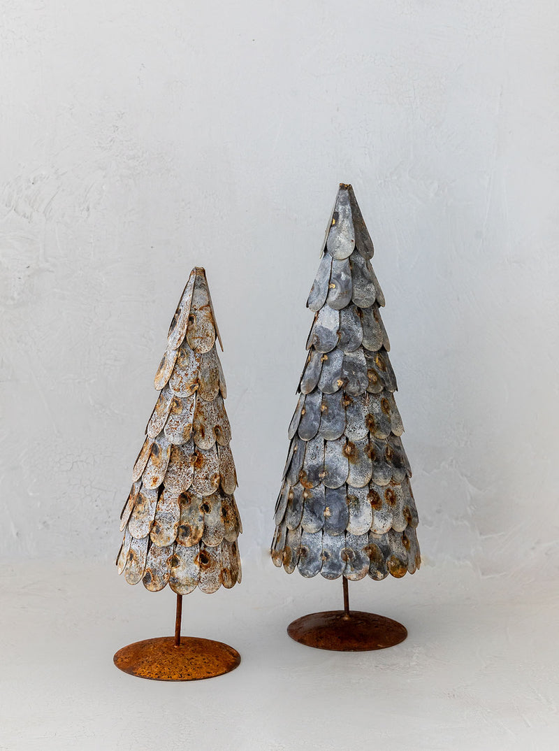 Distressed Metal Tree