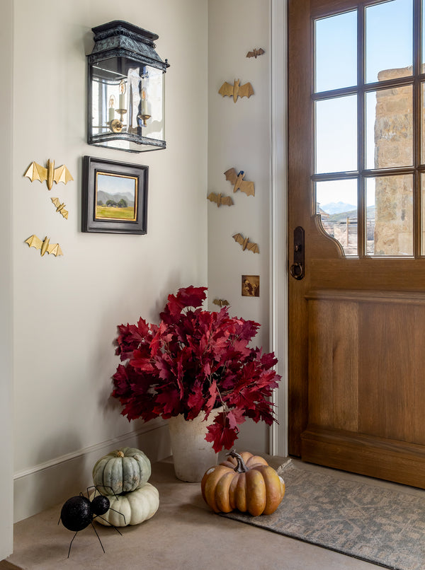 Brass Wall Bats | Set of 3