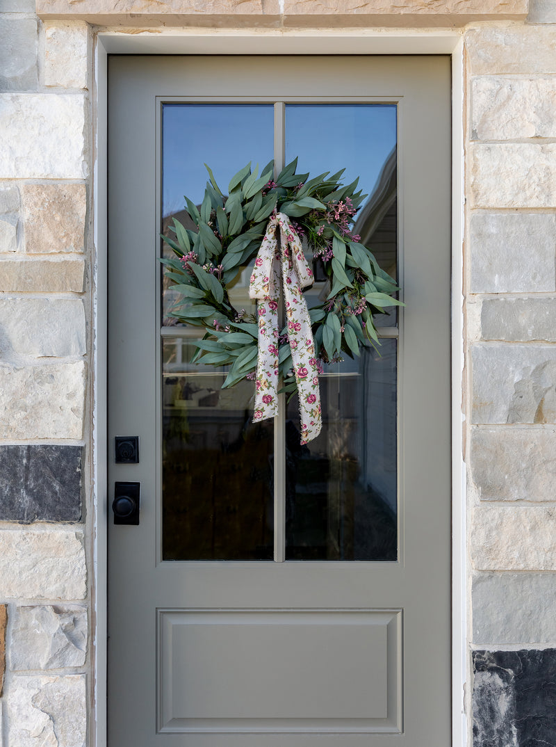 Faux Seeded Eucalyptus Wreath