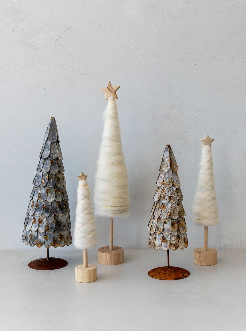 Distressed Metal Tree