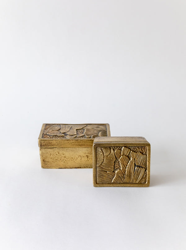 Flora Brass Boxes