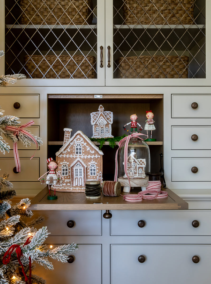 Lighted Gingerbread House Ornaments