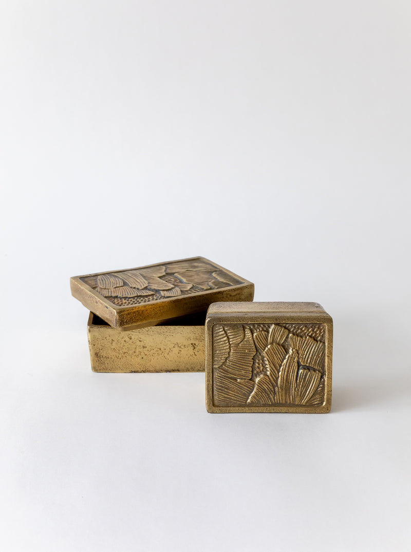 Flora Brass Boxes