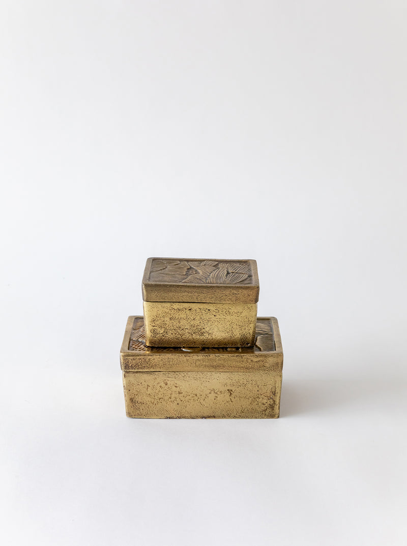 Flora Brass Boxes