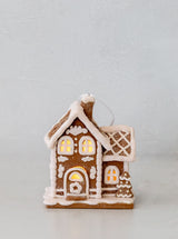 Lighted Gingerbread House Ornament