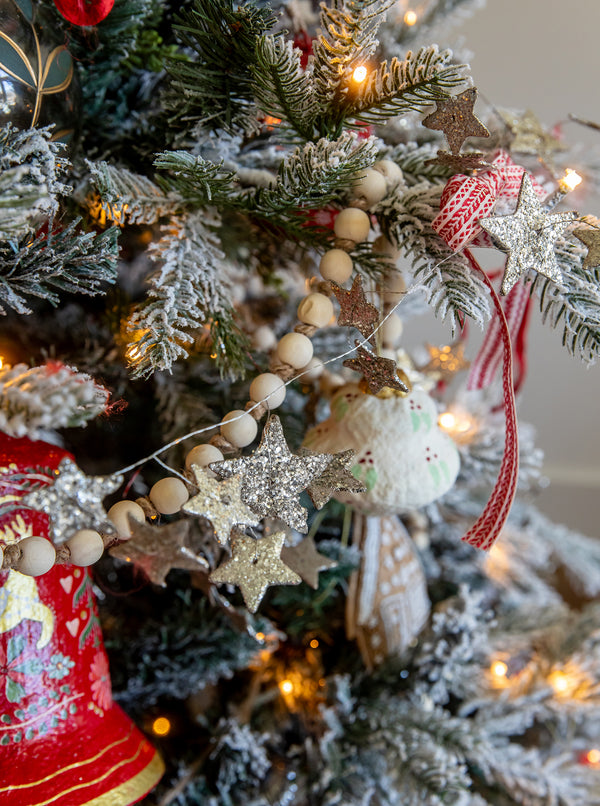 Second picture of Wood Bead Garland