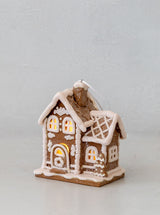 Lighted Gingerbread House Ornament