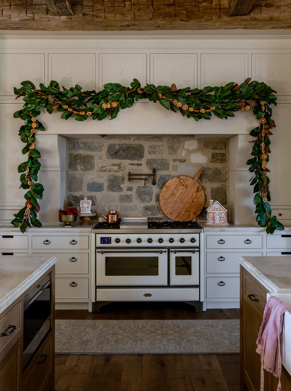 Faux 6' Magnolia Garland