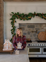 Lighted Gingerbread House Ornaments