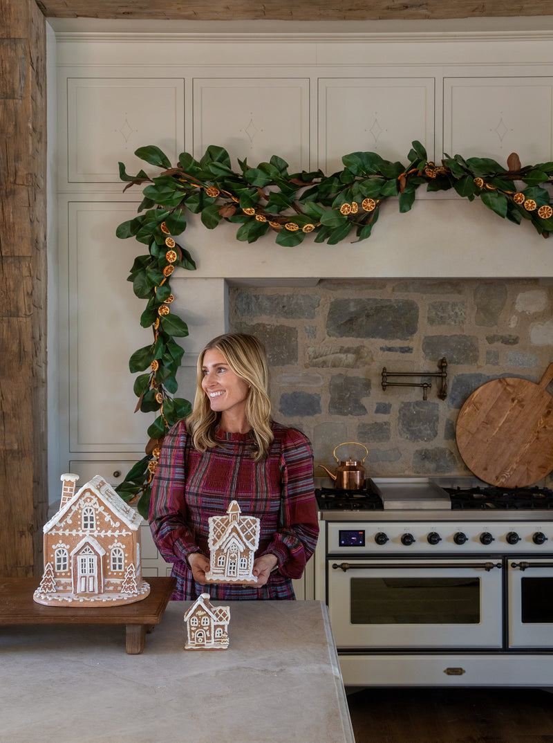 Lighted Gingerbread House Ornaments