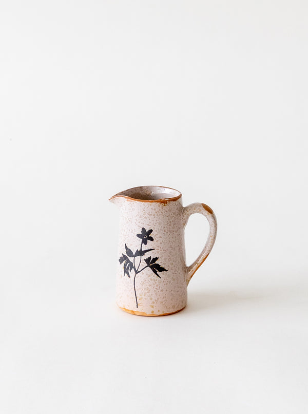 Debossed Floral Creamer