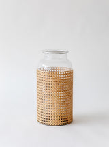 Cane Wrapped Vase