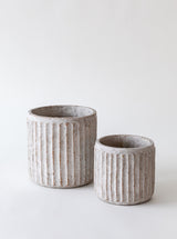 Fluted Pots | Set of 2